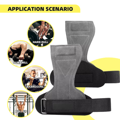 Anti-Slip Power Lifting Straps Strength Training Wrist Guard Equipment Fitness Weightlifting Booster Belt